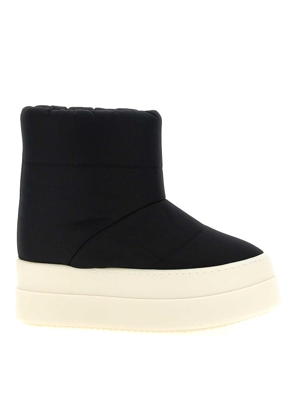 DRKSHDW: tronchetti - Stivali da caviglia lunari bassi mega