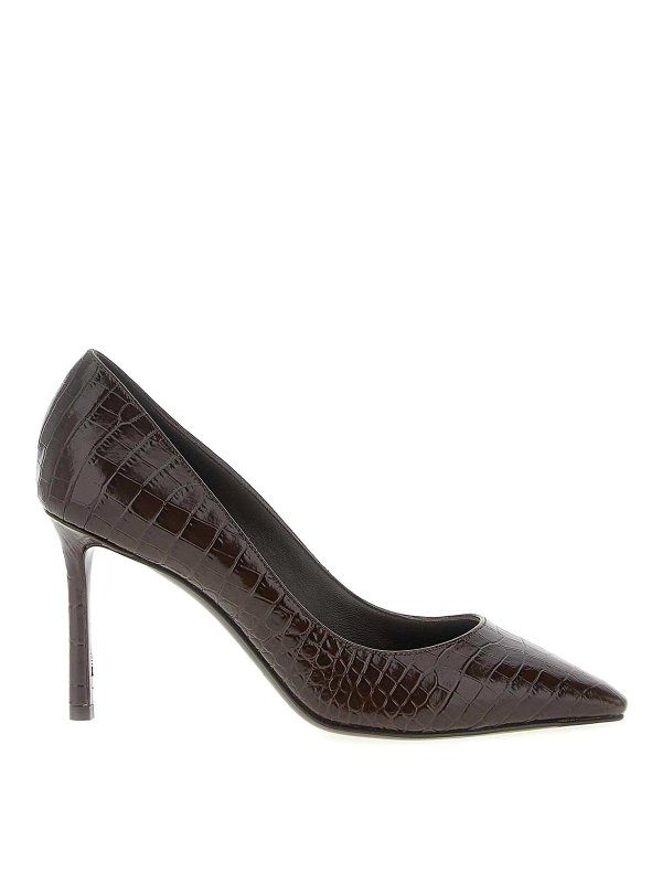 JIMMY CHOO: Escarpins - Chaussures À Talon - Marron
