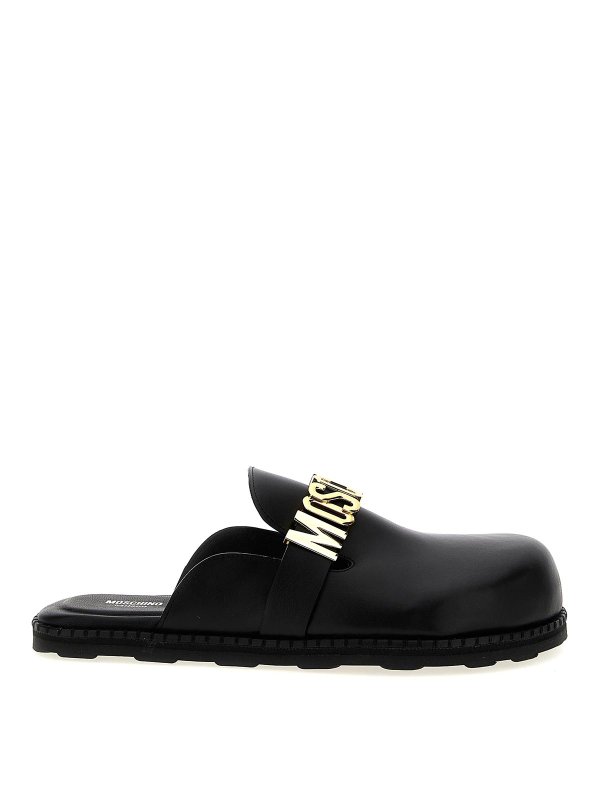 MOSCHINO: Mules - Mules - Noir