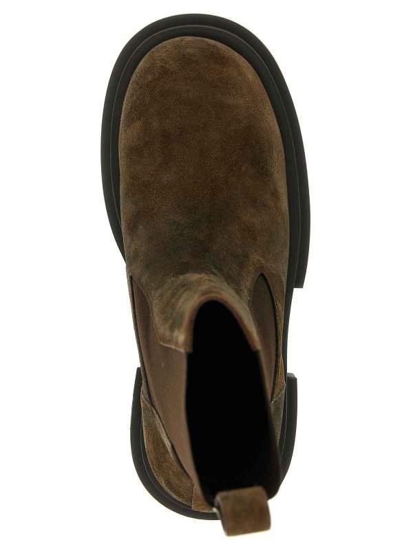 アンクルブーツ - ブラウン shop online: RICK OWENS