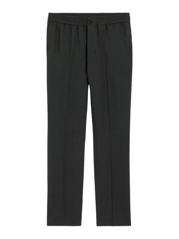 AMI PARIS: Pantalones casual - Pantalón Casual - Negro