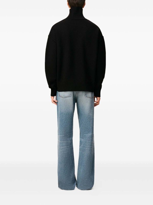 U-Boot-Pullover - Schwarz shop online: AMI PARIS