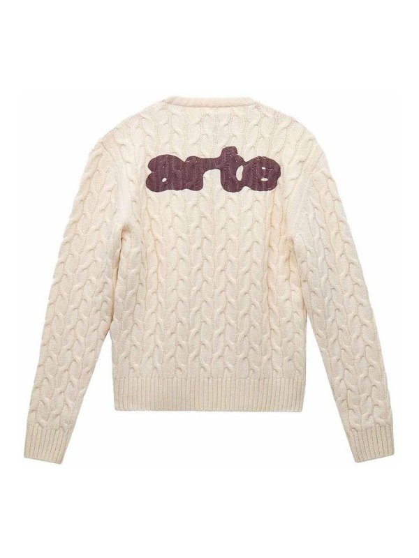 ARTE: U-Boot-Ausschnitt - U-Boot-Pullover - Beige