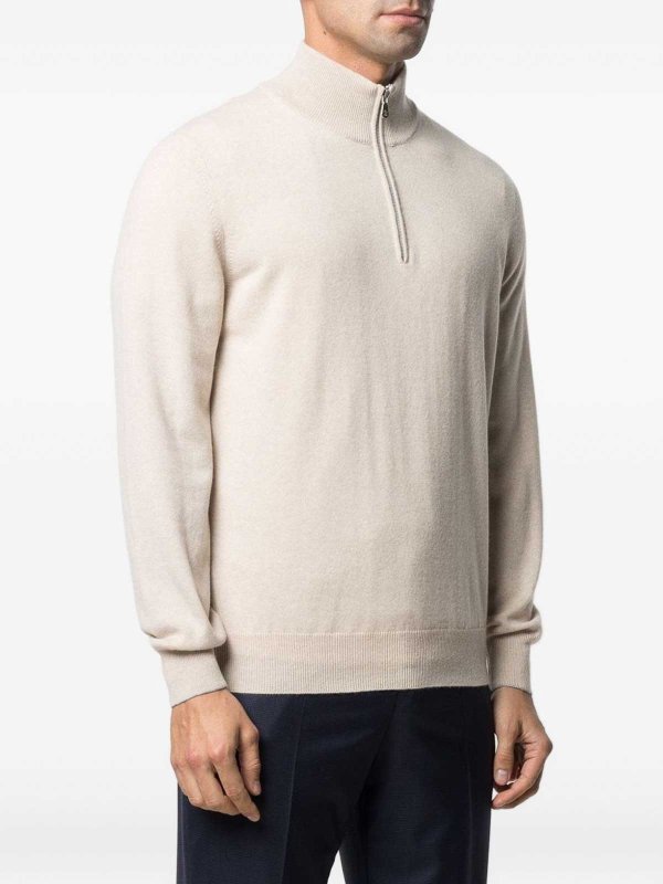 The Best Shops BRUNELLO CUCINELLI: U-Boot-Ausschnitt - U-Boot-Pullover - Beige