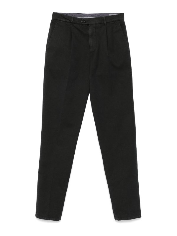 BRUNELLO CUCINELLI: Pantalons casual - Pantalons Décontractés - Noir