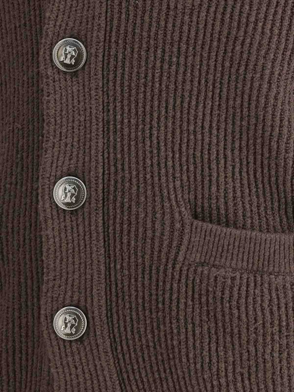 BRUNELLO CUCINELLI: cardigans online - Cardigan with Scialle Revers