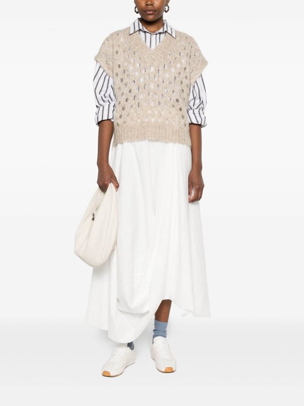 BRUNELLO CUCINELLI: Westen online - Weste - Beige