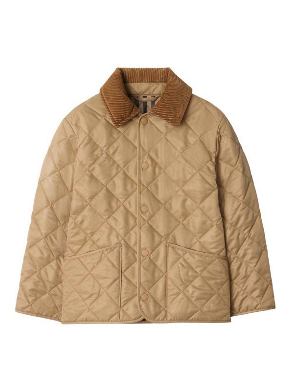 BURBERRY: casual jackets - Quilted jacket