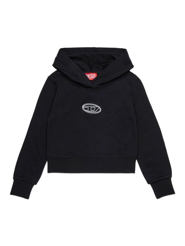 DIESEL: Sweatshirts & Sweaters - SASY hood sweatshirt