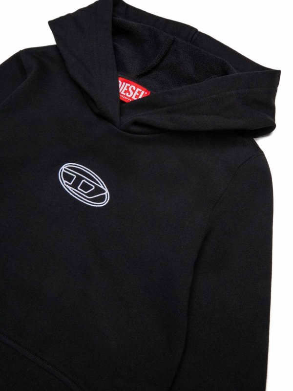 DIESEL: Sweatshirts & Sweaters online - SASY hood sweatshirt