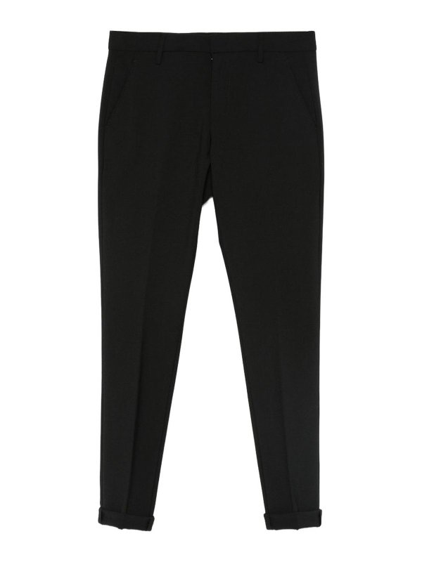 DONDUP: Pantalones casual - Pantalón Casual - Negro