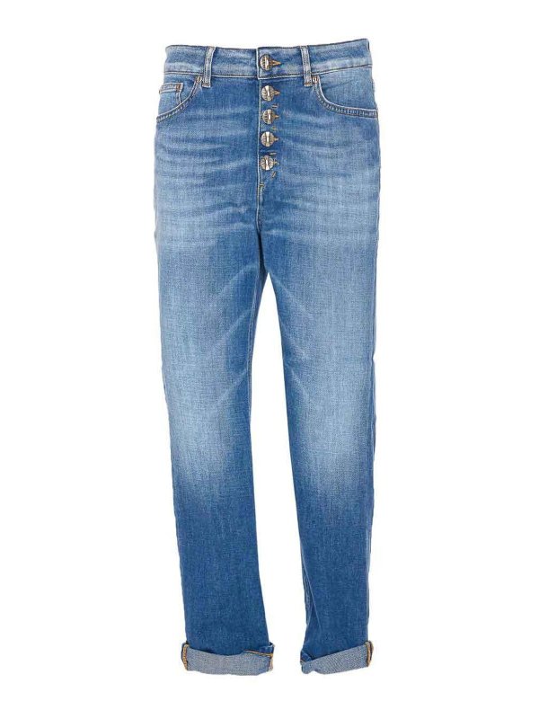DONDUP: Jeans évasés - Jean Bootcut - Bleu