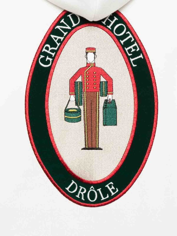 DRÔLE DE MONSIEUR buy online Sweatshirt Gongom with logo and hood