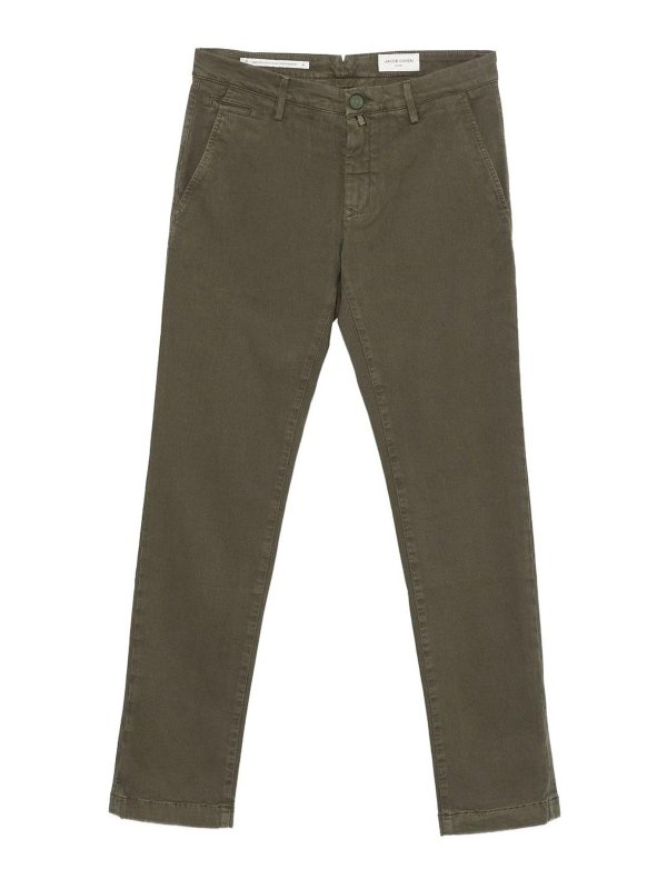 JACOB COHEN: pantaloni casual - Pantaloni Con Tasche A Filetto