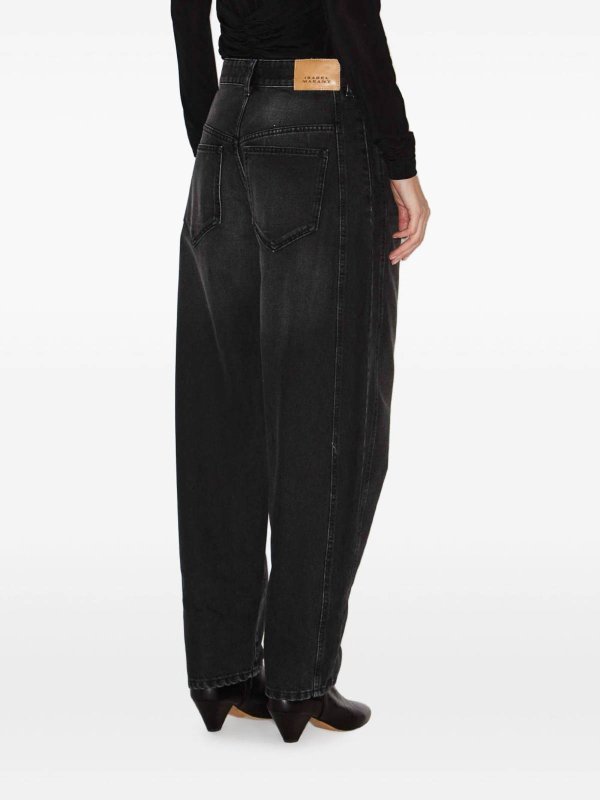 Isabel Marant Etoile: Bootcut online - Bootcut Jeans - Schwarz