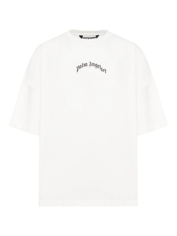 Palm Angels: T-shirts - T-Shirt - Blanc