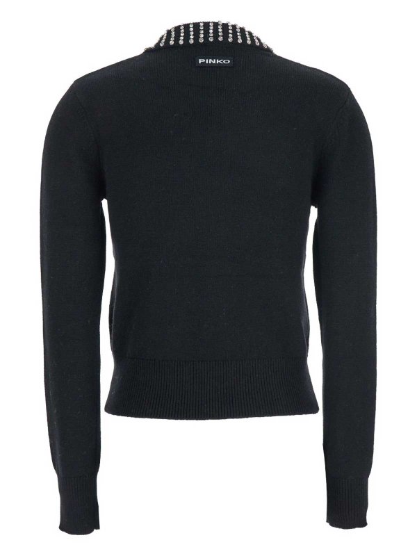 The Best Shops Pinko: boat necks - Sweater with decoration