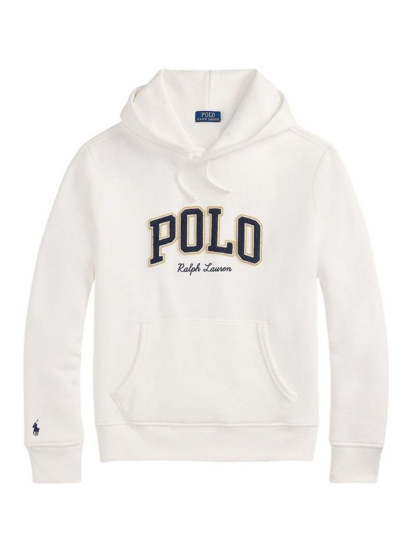 POLO RALPH LAUREN: Sweatshirts & Sweaters - Hooded sweatshirt and logo