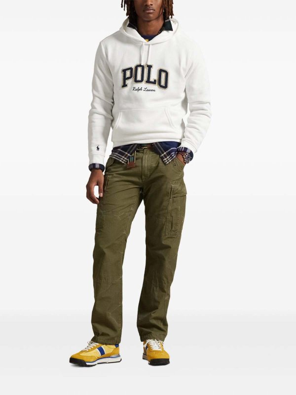 POLO RALPH LAUREN: Sweatshirts & Sweaters online - Hooded sweatshirt and logo