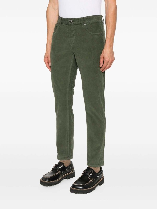 カジュアルパンツ - 緑 shop online: PT TORINO