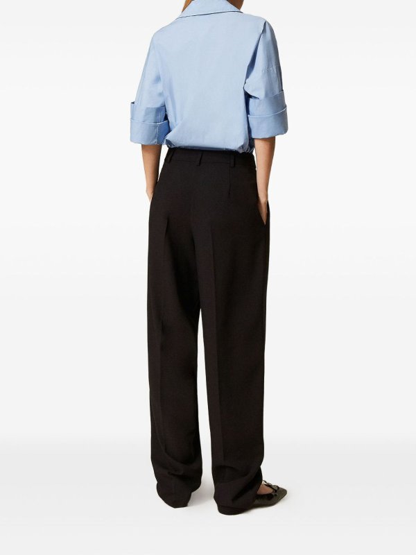 Palace trousers with folds shop online: TWINSET