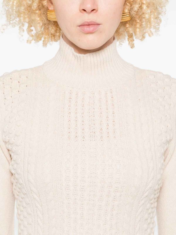 Rollkragenpullover - Beige shop online: TWINSET