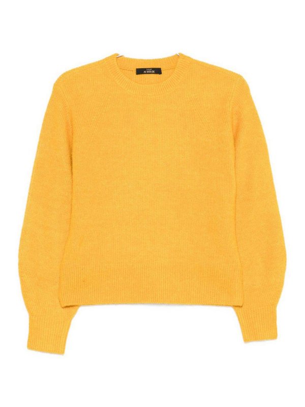 TWINSET: boat necks - Sweater with balloon sleeves