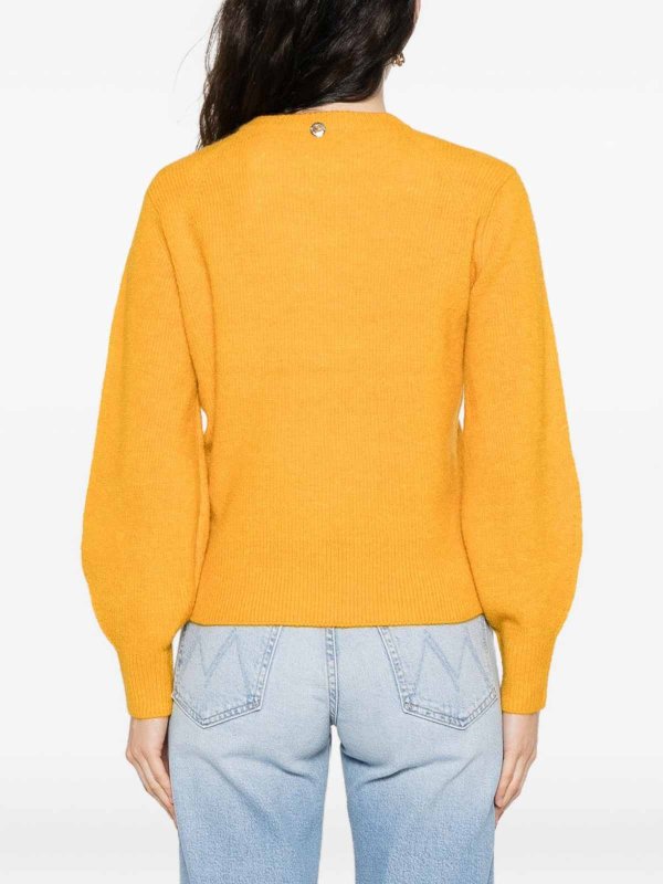 The Best Shops TWINSET: boat necks - Sweater with balloon sleeves