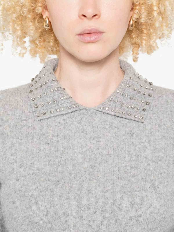 ボートネック - グレー shop online: TWINSET