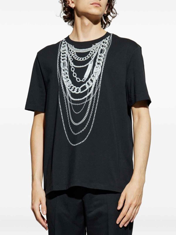 Balmain: t-shirts online - T-shirt with printing
