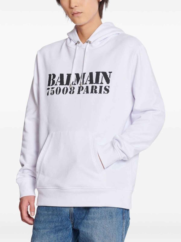 Sweat-Shirts - Blanc shop online: Balmain