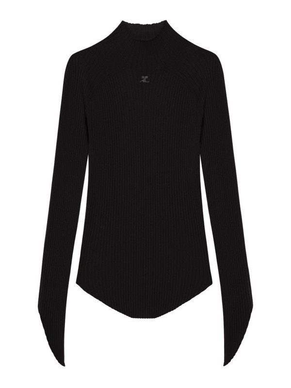 Courreges: Tops und Tank Tops - Top - Schwarz