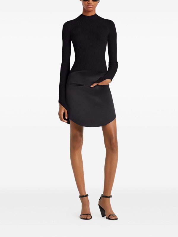 The Best Shops Courreges: Tops und Tank Tops - Top - Schwarz