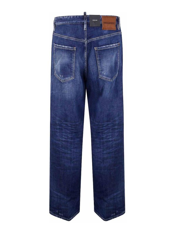 DSQUARED2: Jeans évasés online - Jean Bootcut - Bleu