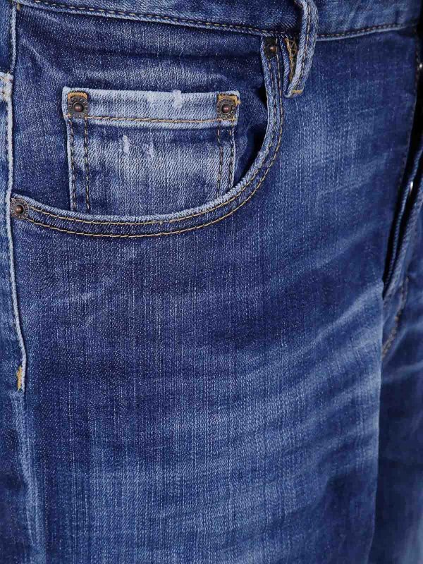The Best Shops DSQUARED2: Jeans évasés - Jean Bootcut - Bleu