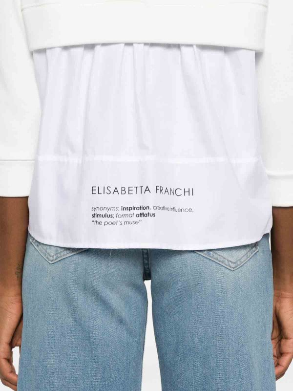 The Best Shops ELISABETTA FRANCHI: Felpe e maglie - Felpa Con Taschino