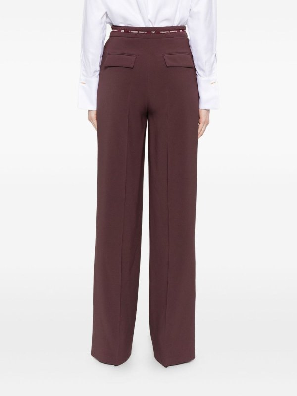 The Best Shops ELISABETTA FRANCHI: pantaloni casual - Pantaloni Affusolati Con Logo