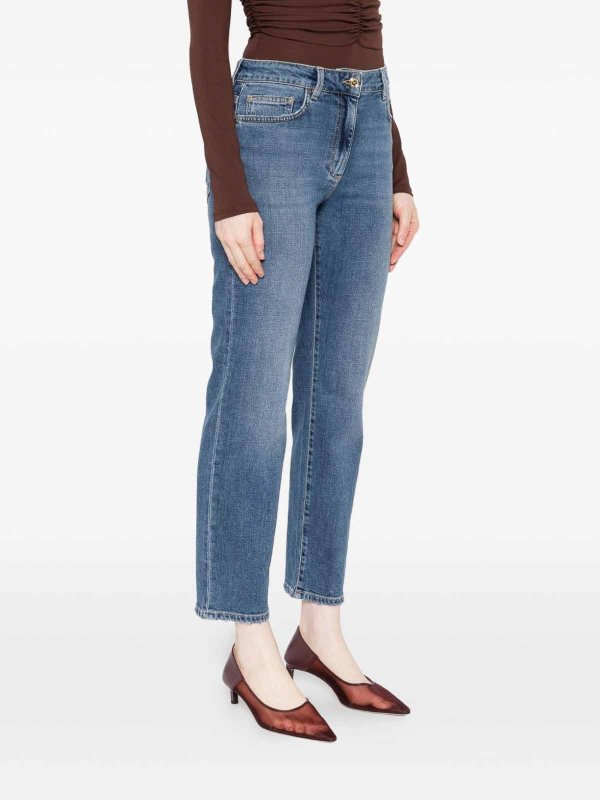 Jeans In Misto Cotone shop online: ELISABETTA FRANCHI