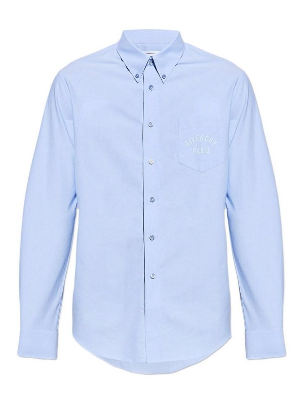 GIVENCHY: shirts - Shirt with embroidered logo