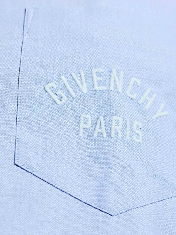 GIVENCHY: shirts online - Shirt with embroidered logo