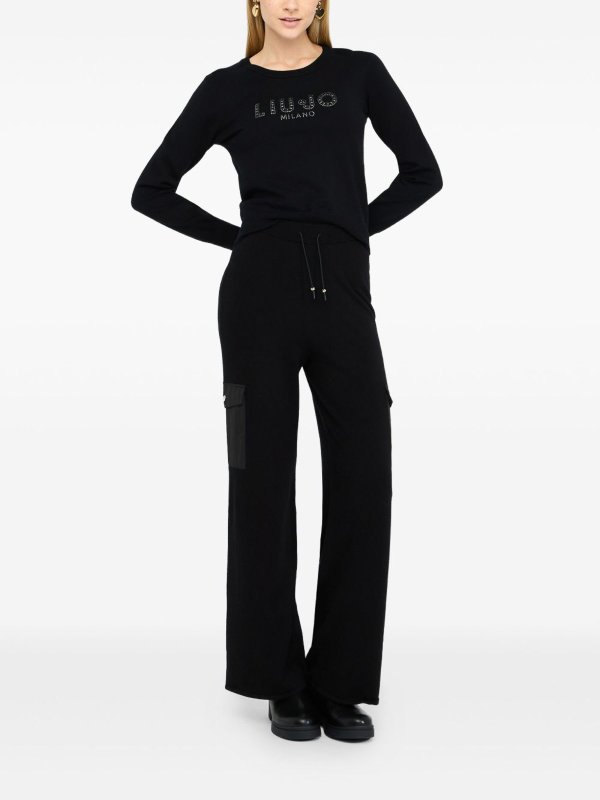 The Best Shops Liu Jo: カジュアルトラウザー - カジュアルパンツ - 黒