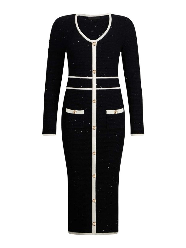 Liu Jo: knee length dresses - Midi dress with sequins