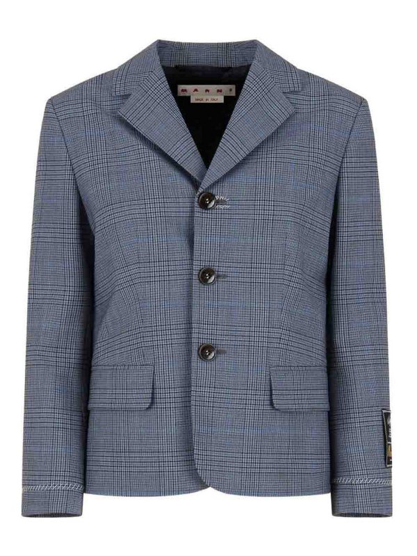 Marni: Blazer - Blazer - Blau