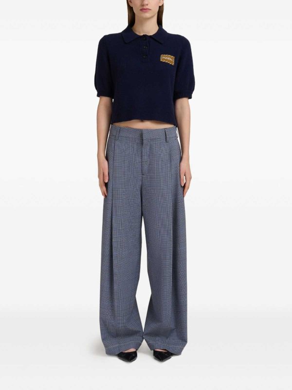 Marni: カジュアルトラウザー online - カジュアルパンツ - ブルー