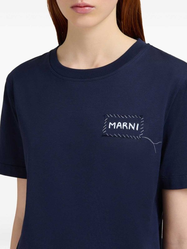 The Best Shops Marni: t-shirt - T-Shirt Con Stampa