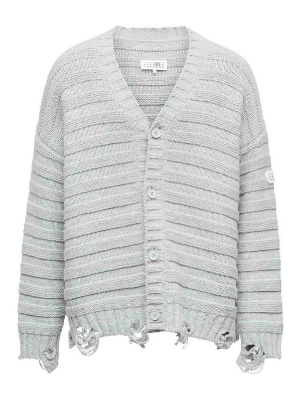 MM6 MAISON MARGIELA: cardigans - Coast cardigan with buttons