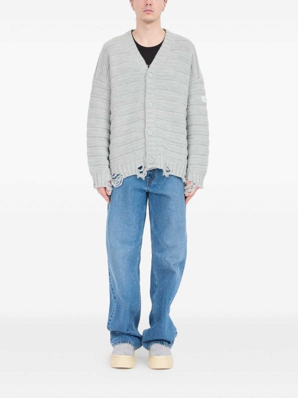 The Best Shops MM6 MAISON MARGIELA: cardigans - Coast cardigan with buttons