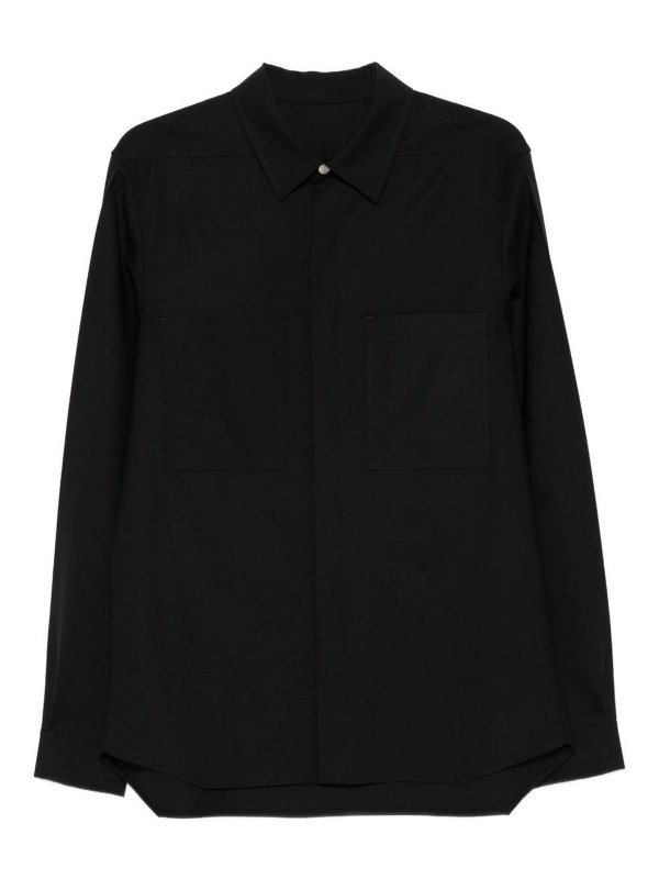 RICK OWENS: shirts - Shirt with pockets