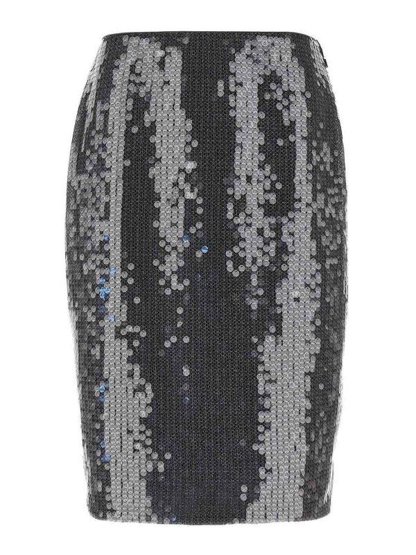 ROTATE Birger Christensen: Jupes midi et au genou - Jupe Midi - Gris