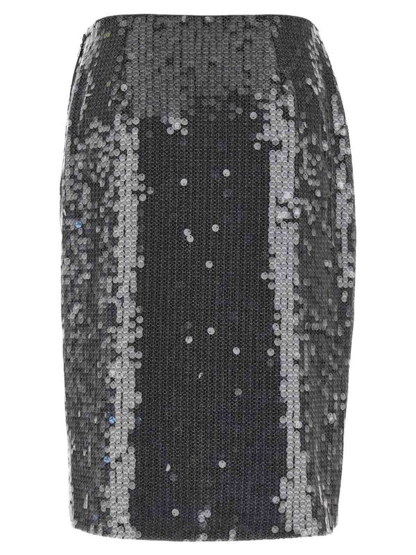 The Best Shops ROTATE Birger Christensen: Jupes midi et au genou - Jupe Midi - Gris